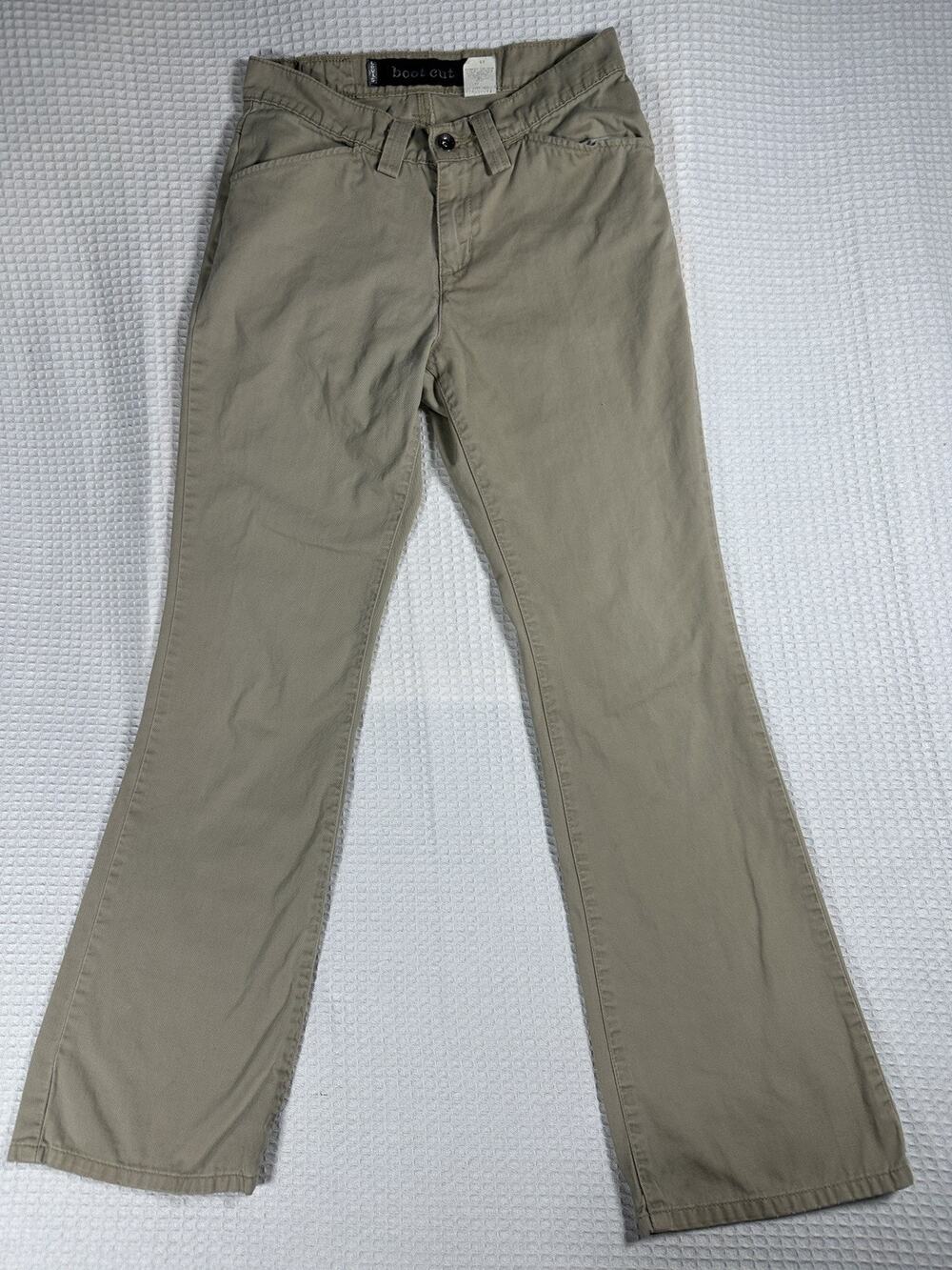 VTG 1998 Levi's SilverTab Khakis Bootcut Pants Women's Size 7M Beige 100% Cotton
